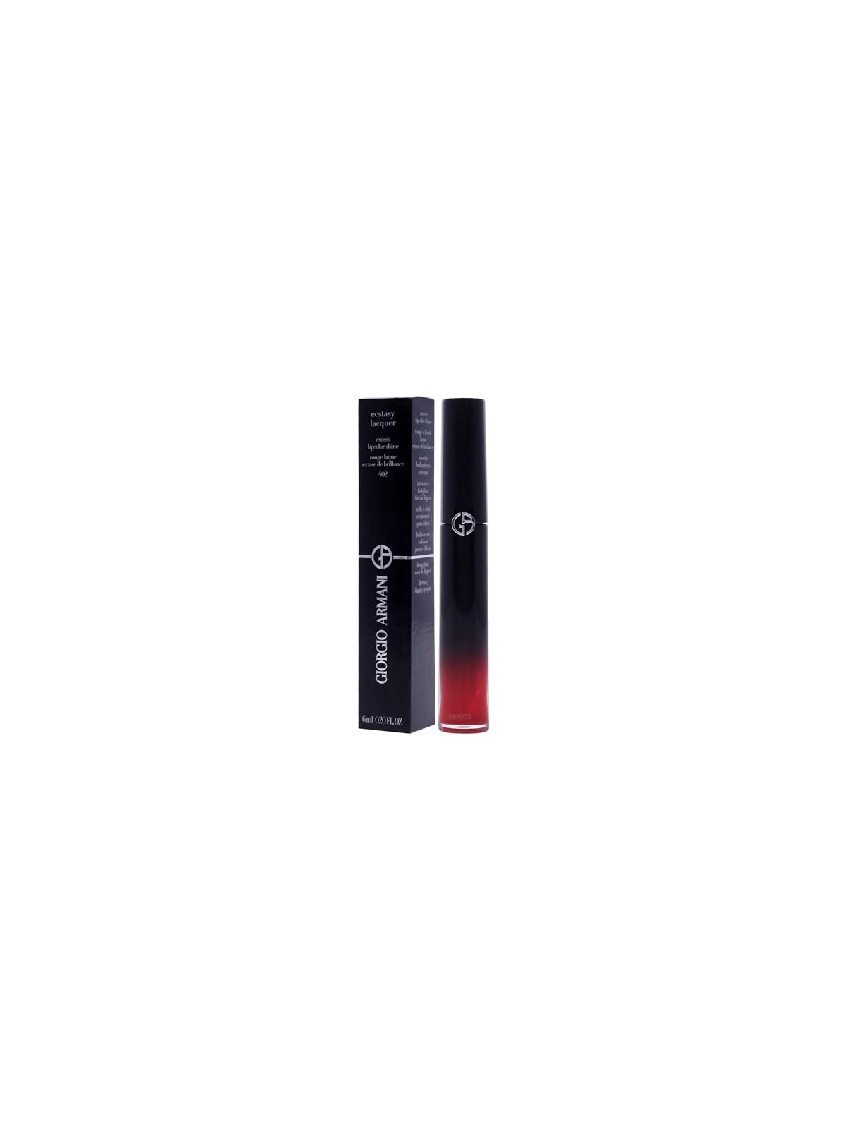Armani Makeup ECSTASY LACQUER rossetto lucido n402 rosso da portare donna 6ml