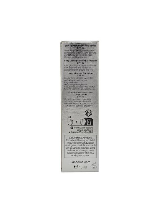 Lancome Effacernes Longue Tenue Softening Concealer SPF30 015 Beige Naturel