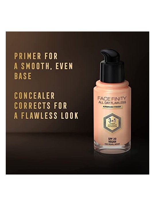 Max Factor FACEFINITY 3IN1 Primer, Concealer & Foundation 35-pearl beige 30ml
