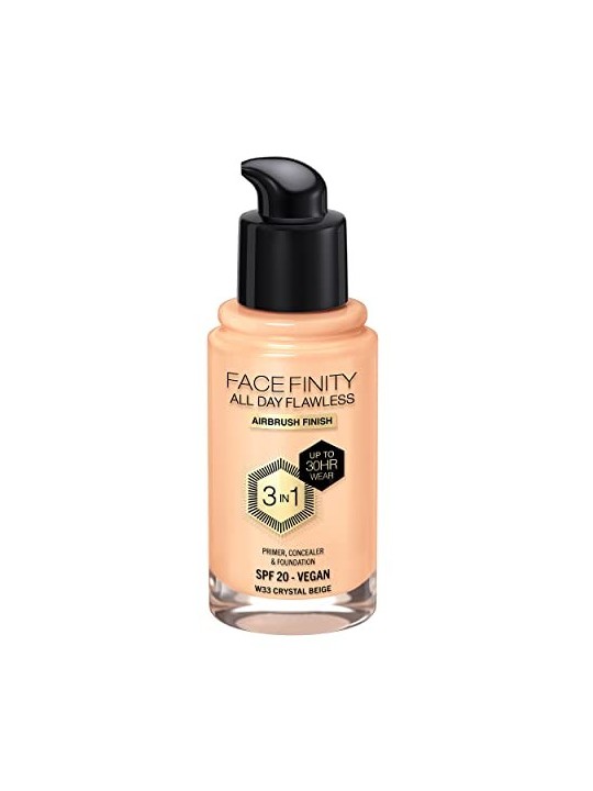 Max Factor All Day Flawless Facefinity 3 in 1 W33 Crystal Beige