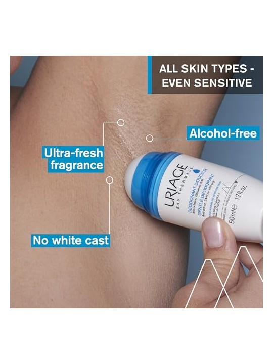 Deodorante delicato roll-on Uriage 24H donna 50ml