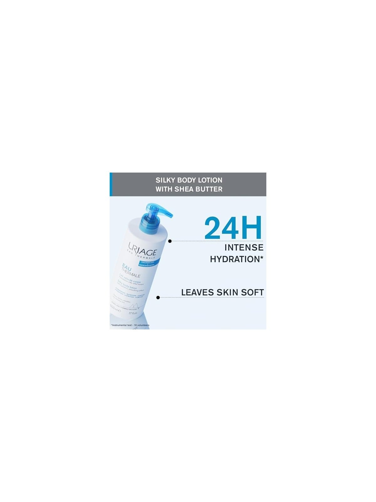 Uriage EAU THERMALE leche sedosa 500ml: idratazione profonda