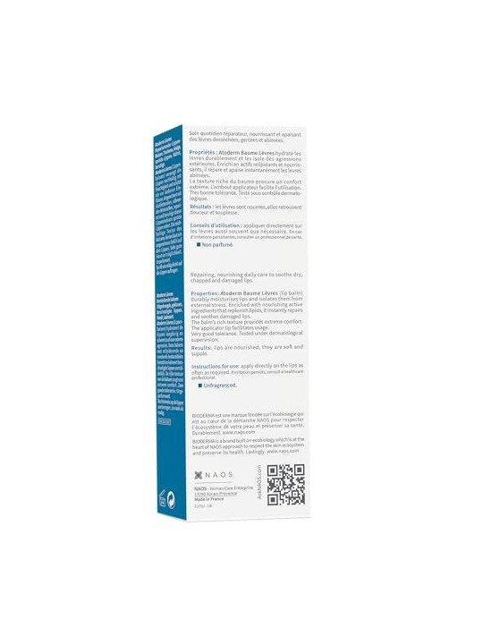 Bioderma Atoderm Levres Restorative Lip Balm 15ml