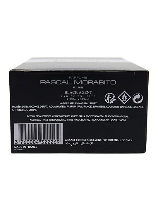 Pascal Morabito Agente Nero eau de toilette uomo 100ml