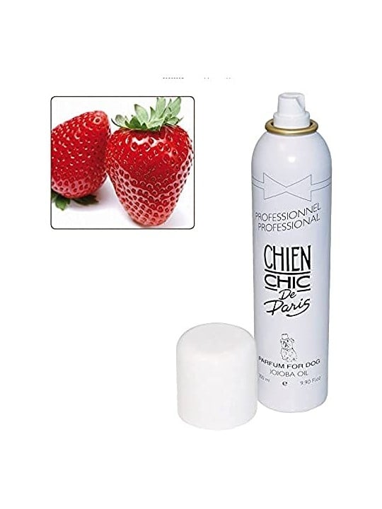 Profumo per cani Chien Chic De Paris olio di jojoba fragola 300ml