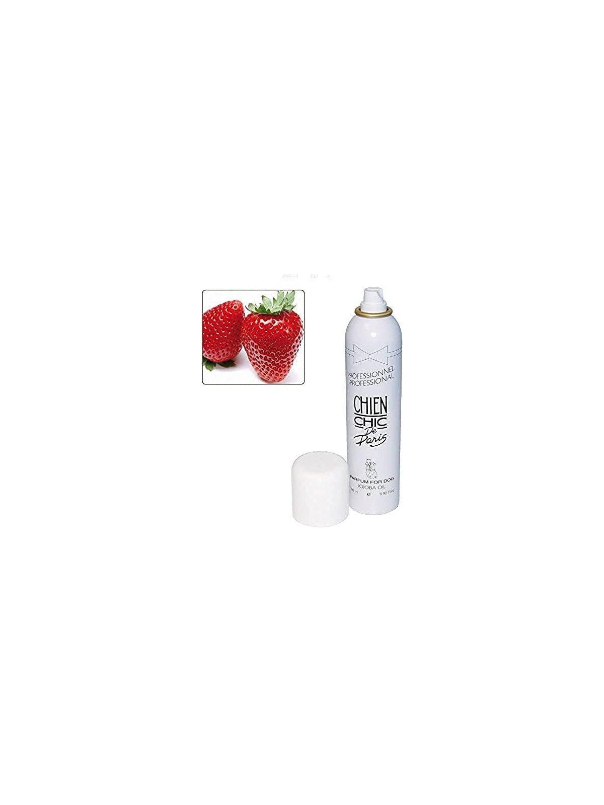Profumo per cani Chien Chic De Paris olio di jojoba fragola 300ml