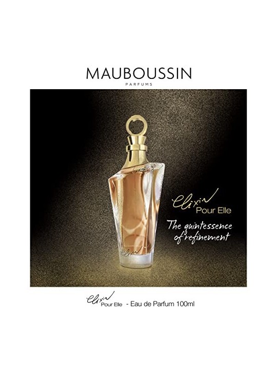 Mauboussin Elixir Pour Elle: intensa e seducente fragranza femminile. 100ml