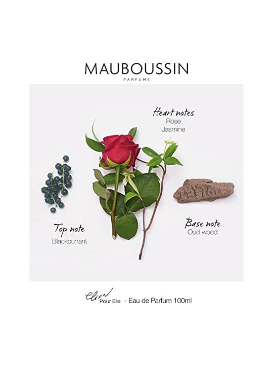 Mauboussin Elixir Pour Elle: intensa e seducente fragranza femminile. 100ml