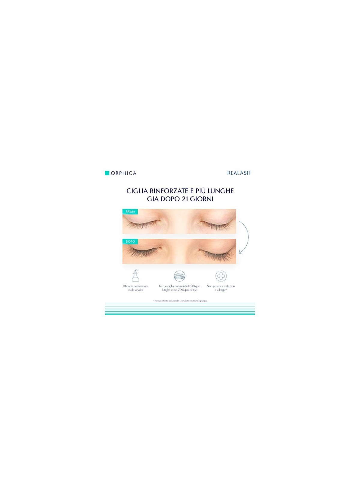 Balsamo per ciglia ORPHICA Essentials Realash Eyelash Enhancer 3 ml