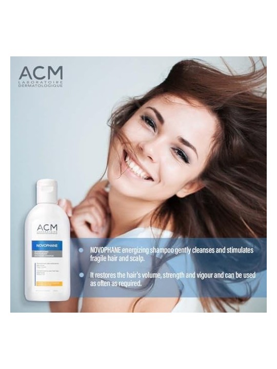 ACM Novophane Shampoo Energizzante Rinforzante per donna 200ml