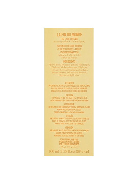 Etat Libre dOrange La Fin Du Monde eau de parfum unisex 100ml