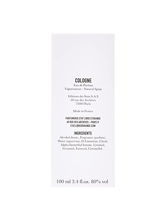 Etat Libre d'Orange Cologne Eau de Parfum Unisex 100ml