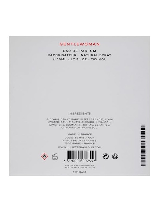 Juliette Has A Gun Gentlewoman eau de parfum Spray donna 50ml