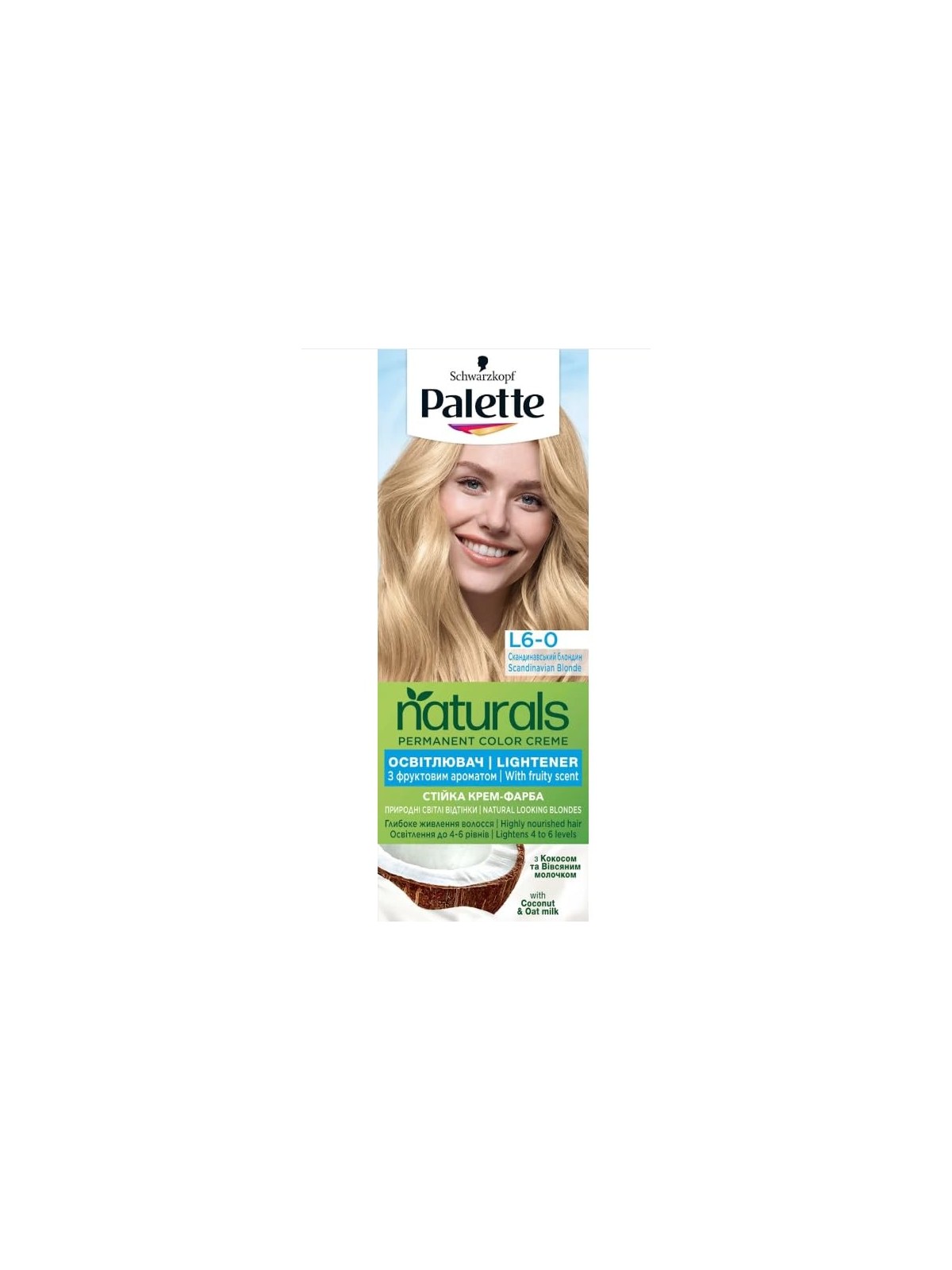 Tinta per capelli Palette Color Creme Go Blonde L60 100 Biondo scandinavo
