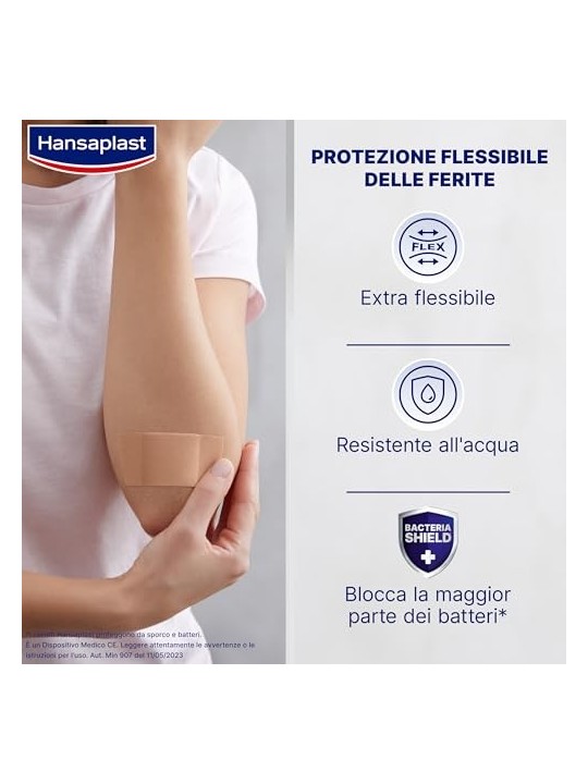Hansaplast Elastic Extra Flessibile 1m x 6cm unisex