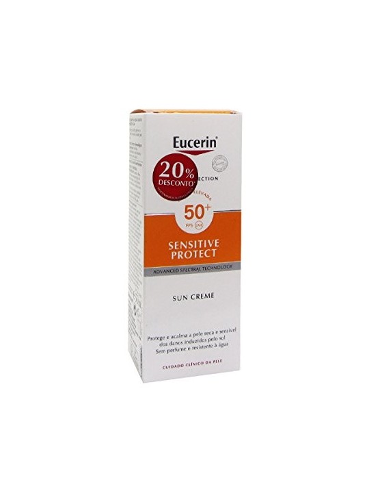 Eucerin SENSITIVE PROTECT crema solare per pelle secca SPF50 50ml unisex