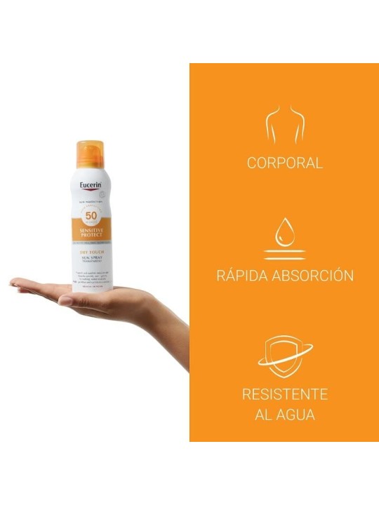 Eucerin SENSITIVE PROTECT spray solare trasparente SPF50