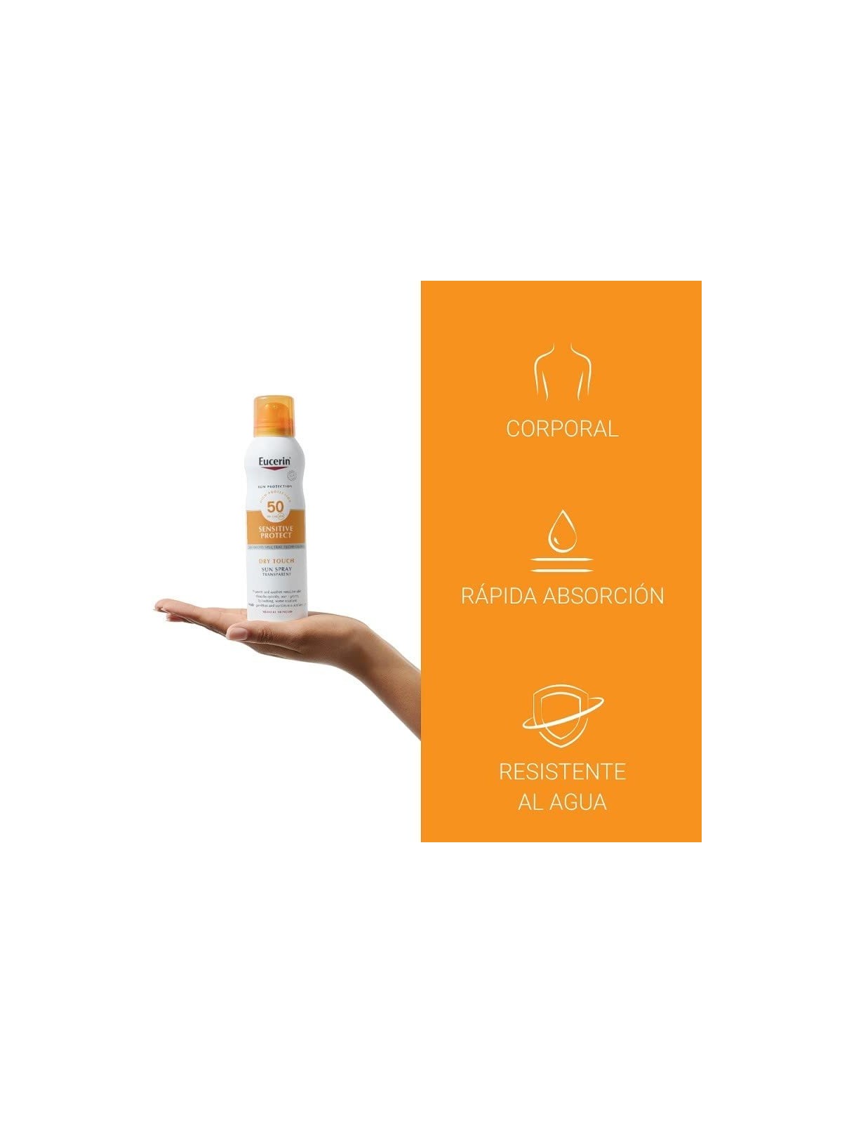Eucerin SENSITIVE PROTECT spray solare trasparente SPF50