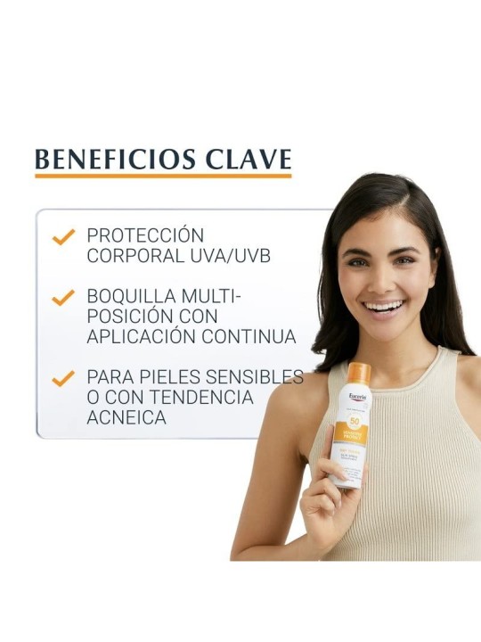 Eucerin SENSITIVE PROTECT spray solare trasparente SPF50