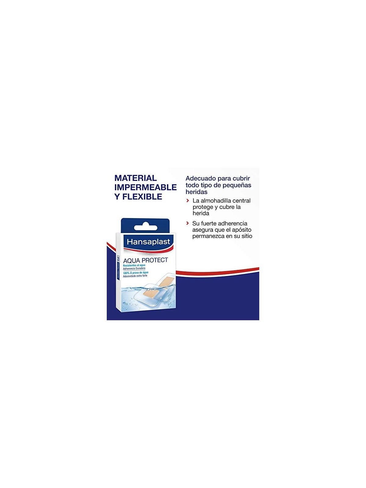 Hansaplast Aqua Protect 20 Pezzi 2 Dimensioni Unisex