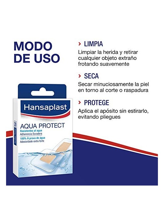 Hansaplast Aqua Protect 20 Pezzi 2 Dimensioni Unisex