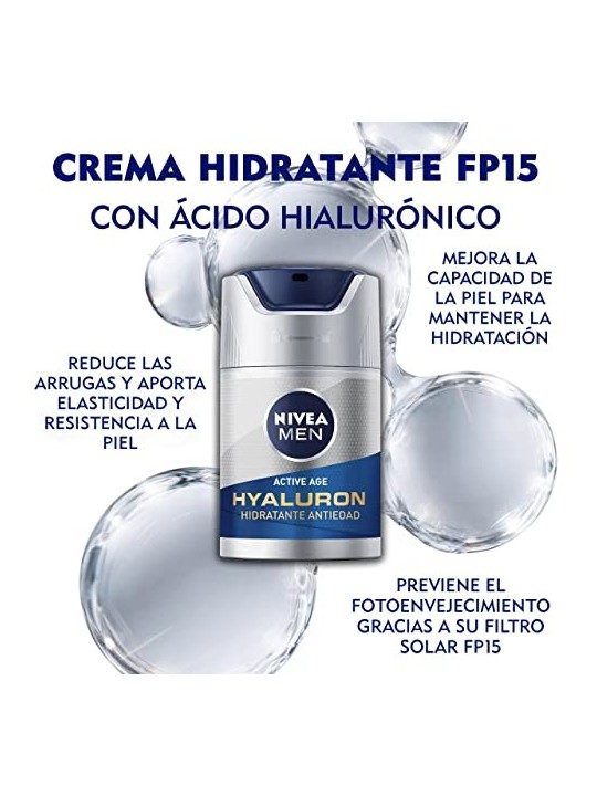 Nivea MEN ACTIVE AGE antiarrugas idratante DNAge 50ml uomo