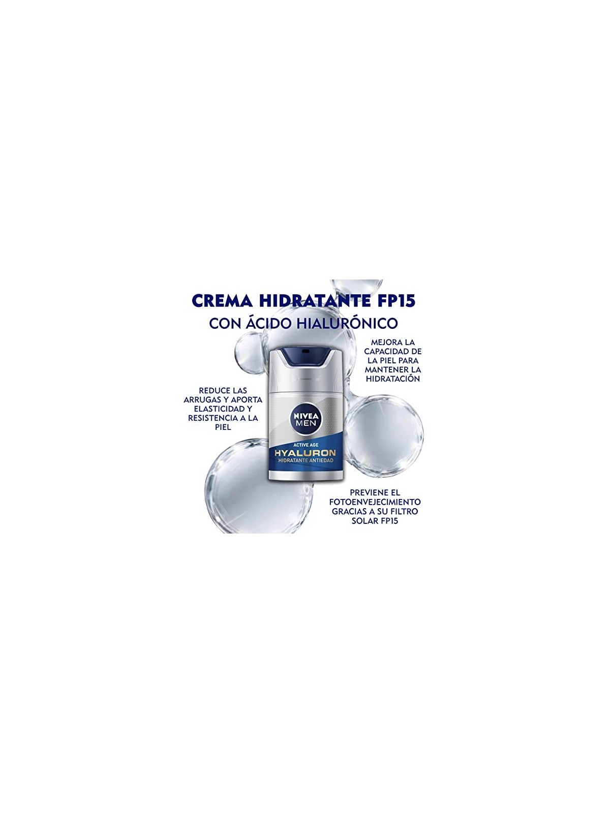 Nivea MEN ACTIVE AGE antiarrugas idratante DNAge 50ml uomo