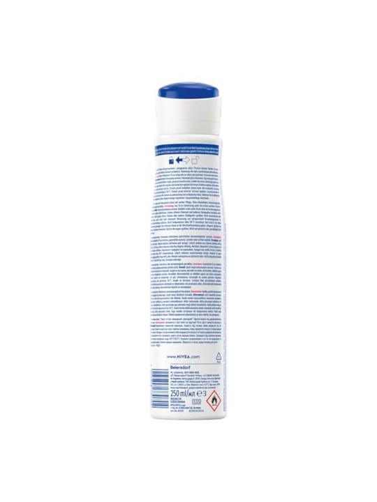 NIVEA Black & White Invisible Clear antitraspirante spray 48h 250ml