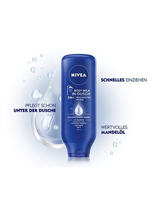 Nivea Lozione corpo nutriente sotto la doccia pelle secca donna 400ml