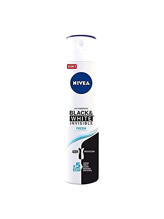 Nivea BLACK & WHITE INVISIBLE FRESH Deodorante Spray 200ml Donna