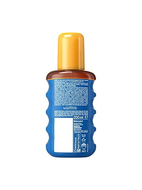 Nivea Sun Protect & Bronze Oil SPF 20 200ml