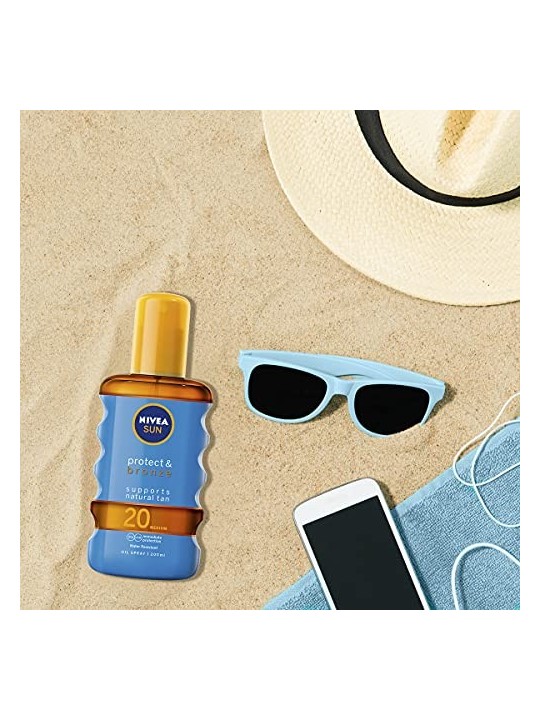 Nivea Sun Protect & Bronze Oil SPF 20 200ml