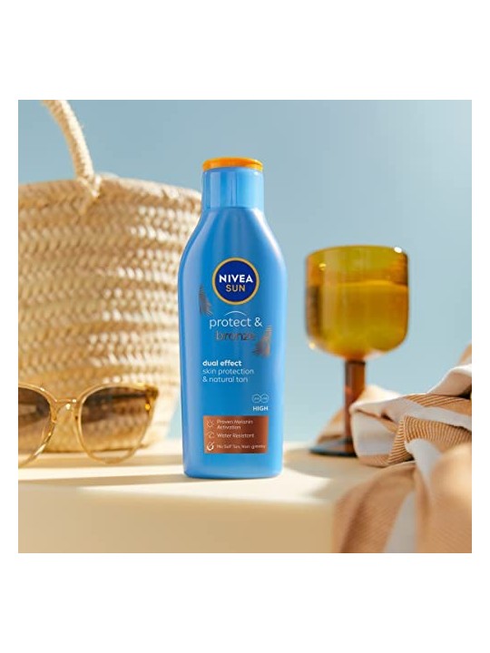 Nivea Latte Solare Protect And Bronze Spf50 200ml Unisex