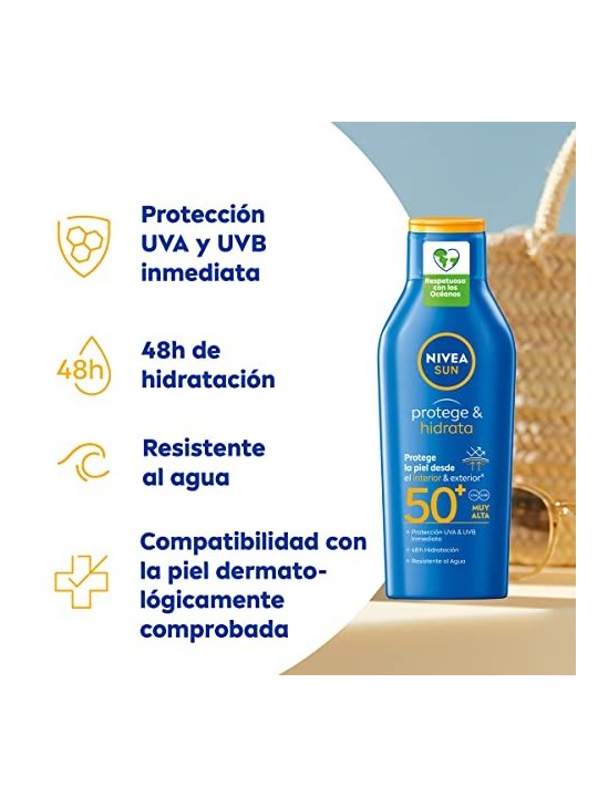 Nivea SUN PROTEGEIDRATA latte SPF50 400ml unisex