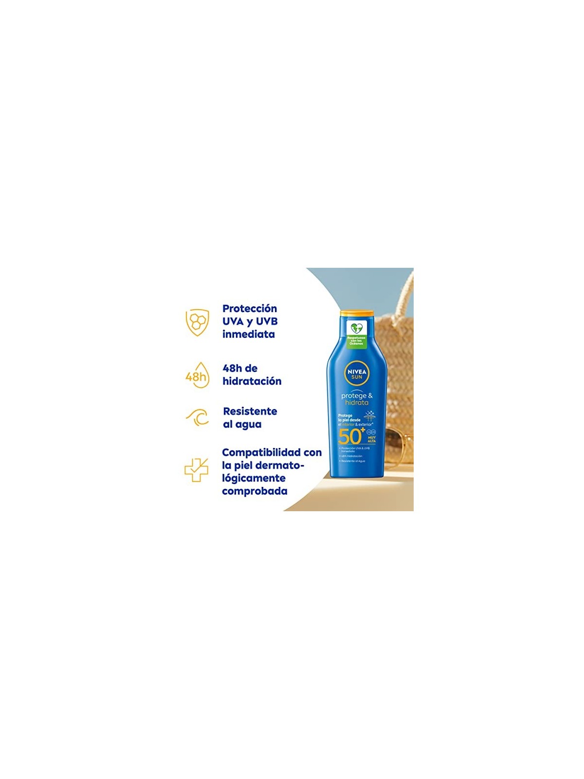 Nivea SUN PROTEGEIDRATA latte SPF50 400ml unisex