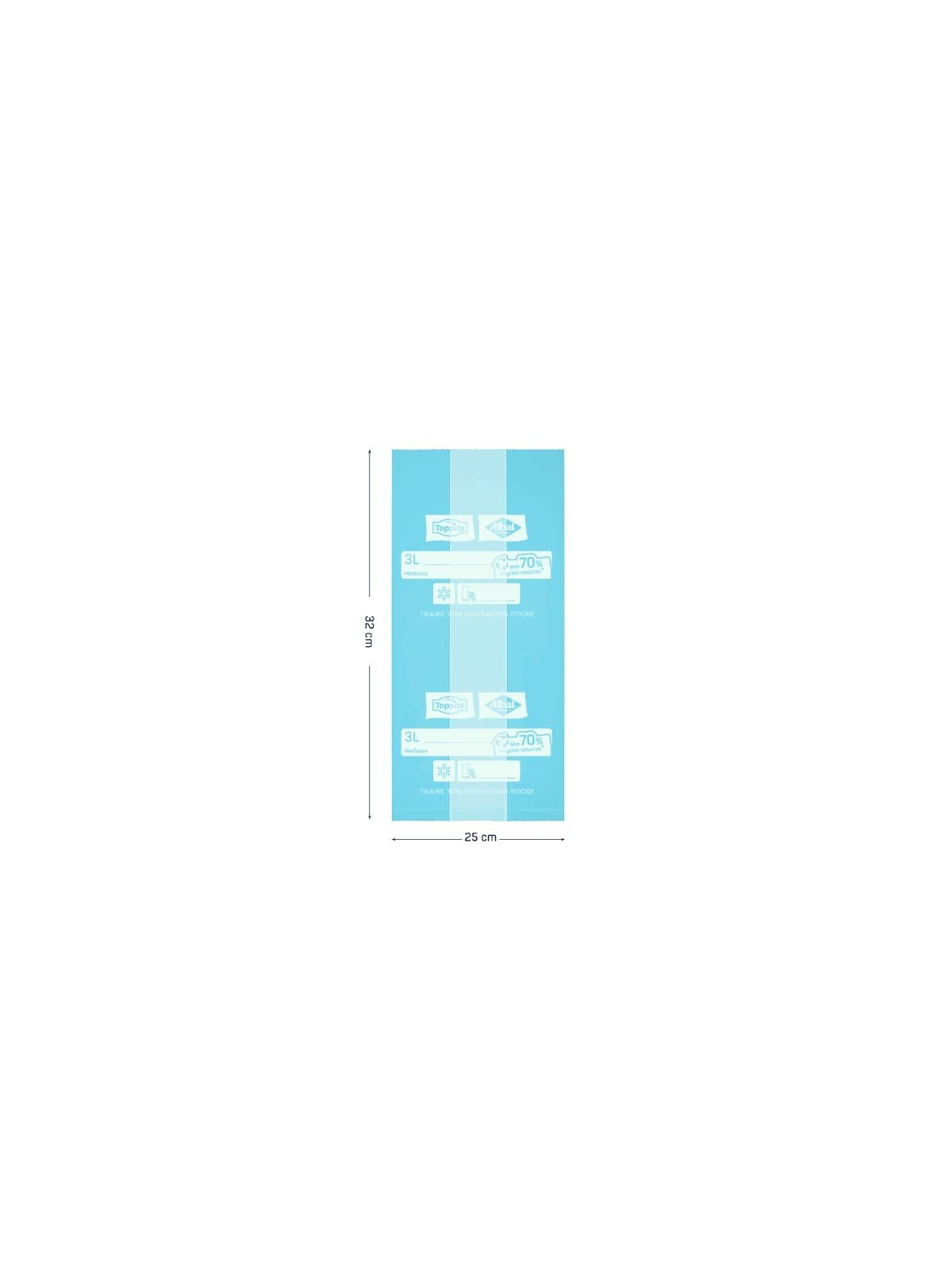 Albal Medium Triple Layer Sacchetto Congelazione 40 Unit Unisex