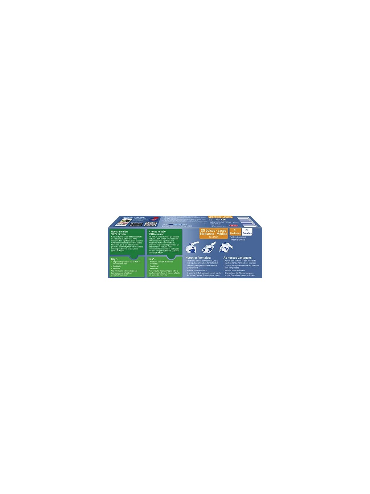 Albal Sacchetti di Congelazione Ermotici Medi 20 U unisex