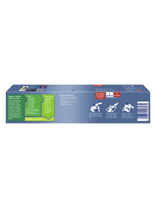 Sacchetti Congelazione Ermotici Grandi 12 U Unisex