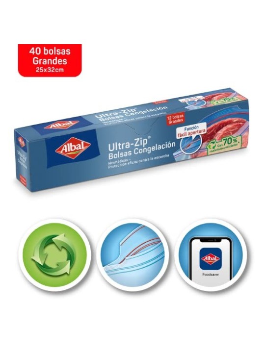 Sacchetti Congelazione Ermotici Grandi 12 U Unisex