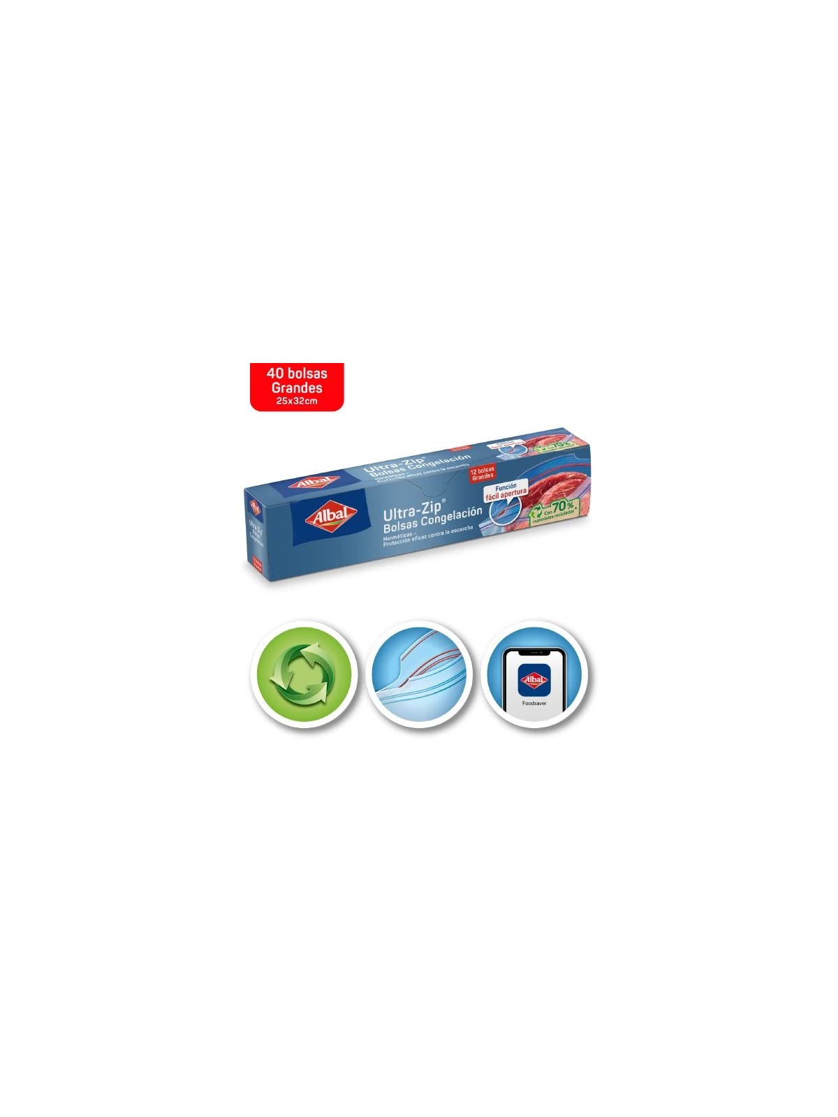 Sacchetti Congelazione Ermotici Grandi 12 U Unisex