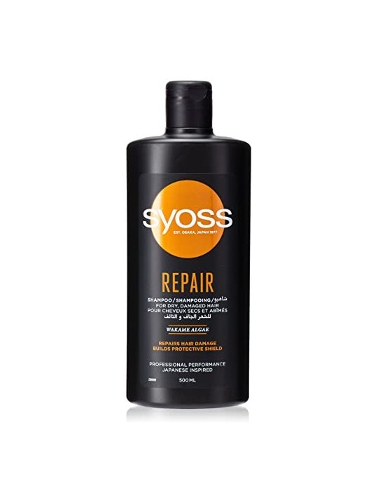 Syoss Repair Therapy Shampoo shampoo rinforzante per capelli molto danneggiati 500ml donna Syoss www.essenzetotalstyle.com 