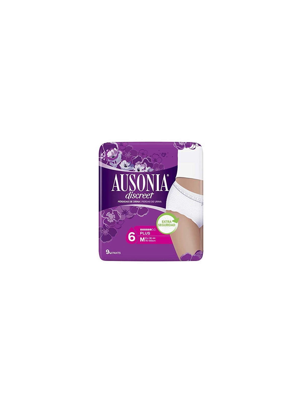 Pantaloni Ausonia DISCREET BOUTIQUE PLUS TM 9u donna