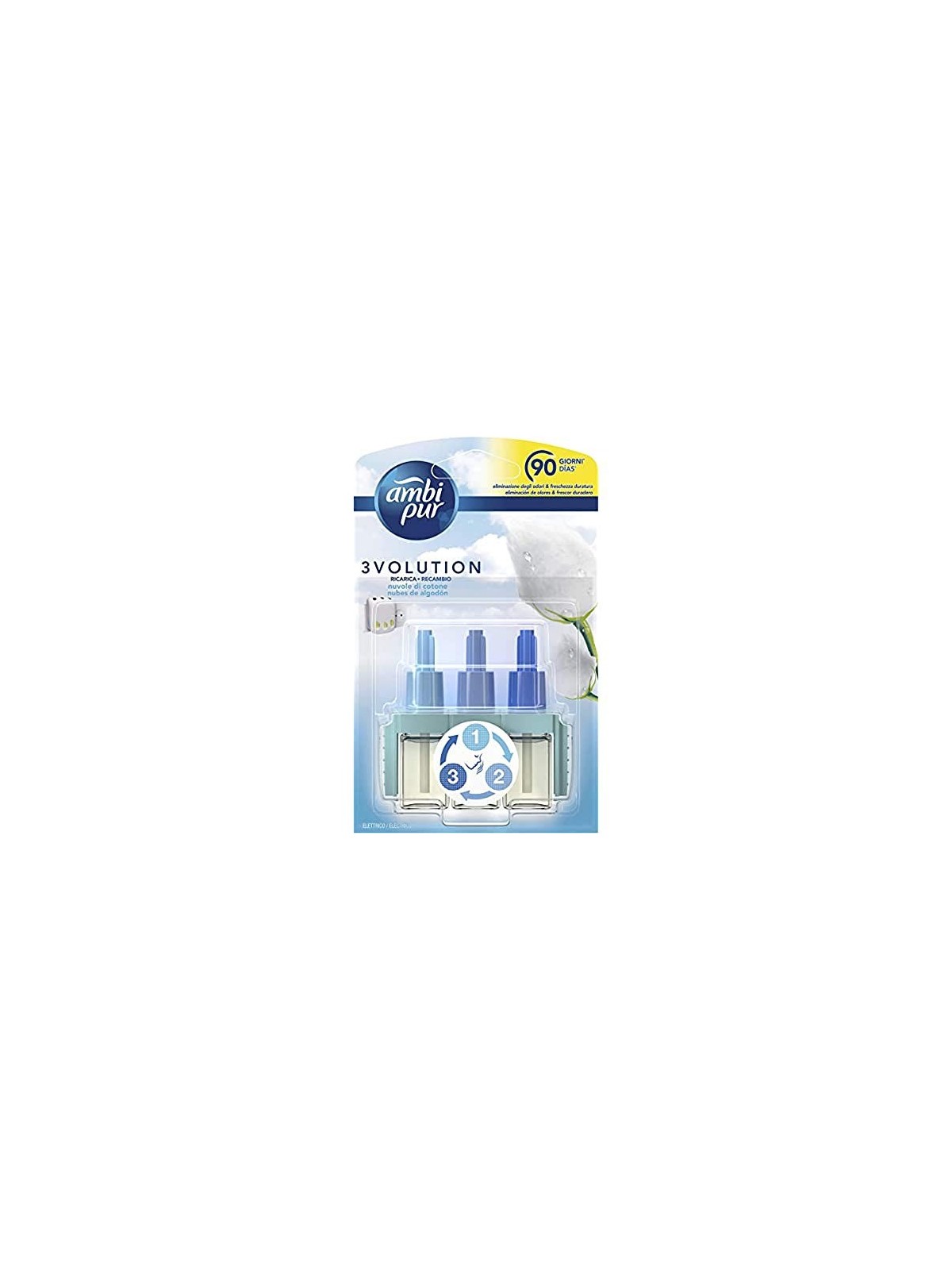 Ambi Pur 3VOLUTION ricarica deodorante ambiente nuvole di cotone 20ml unisex