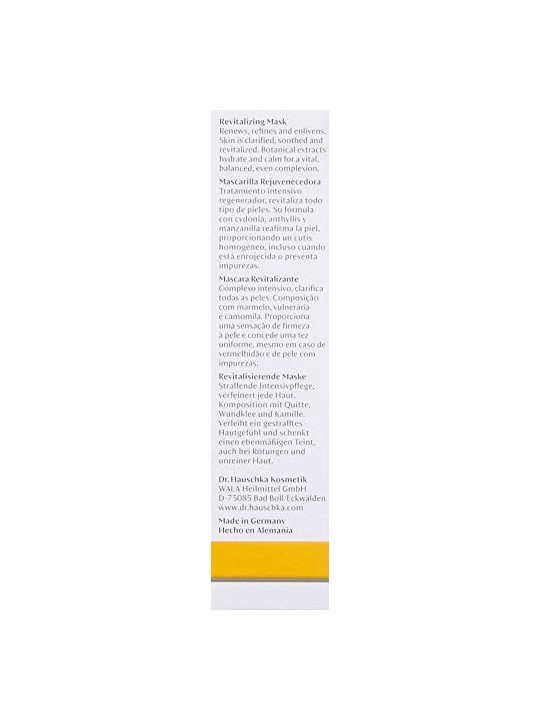 Maschera Rivitalizzante Dr. Hauschka 30ml
