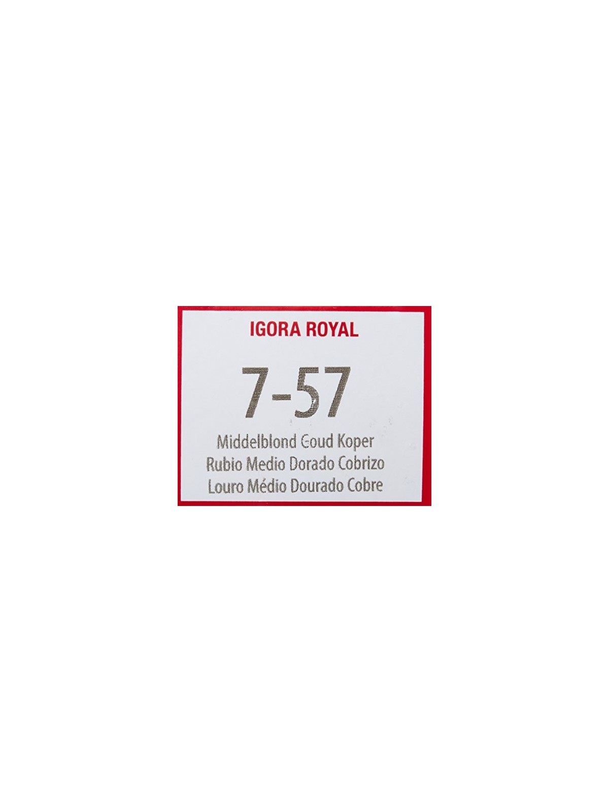 Schwarzkopf Igora Royal Permanent Color Creme donna 60ml 7-57