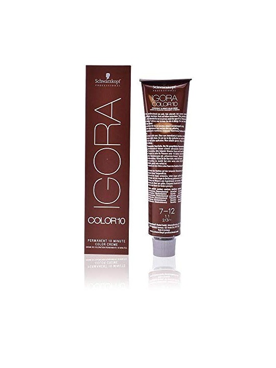 Schwarzkopf Professional Igora Color 10 Crema Colore Permanente in 10 Minuti 7-12 donna