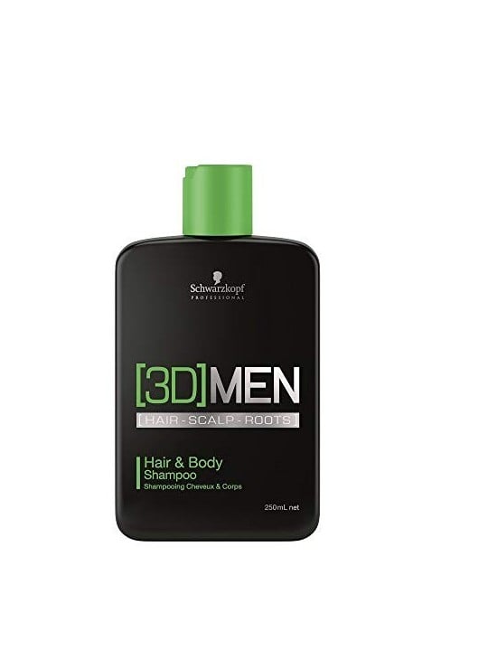 Schwarzkopf Professional Shampoo 3D per capelli e corpo Shampoo e bagnoschiuma per uomo 250ml