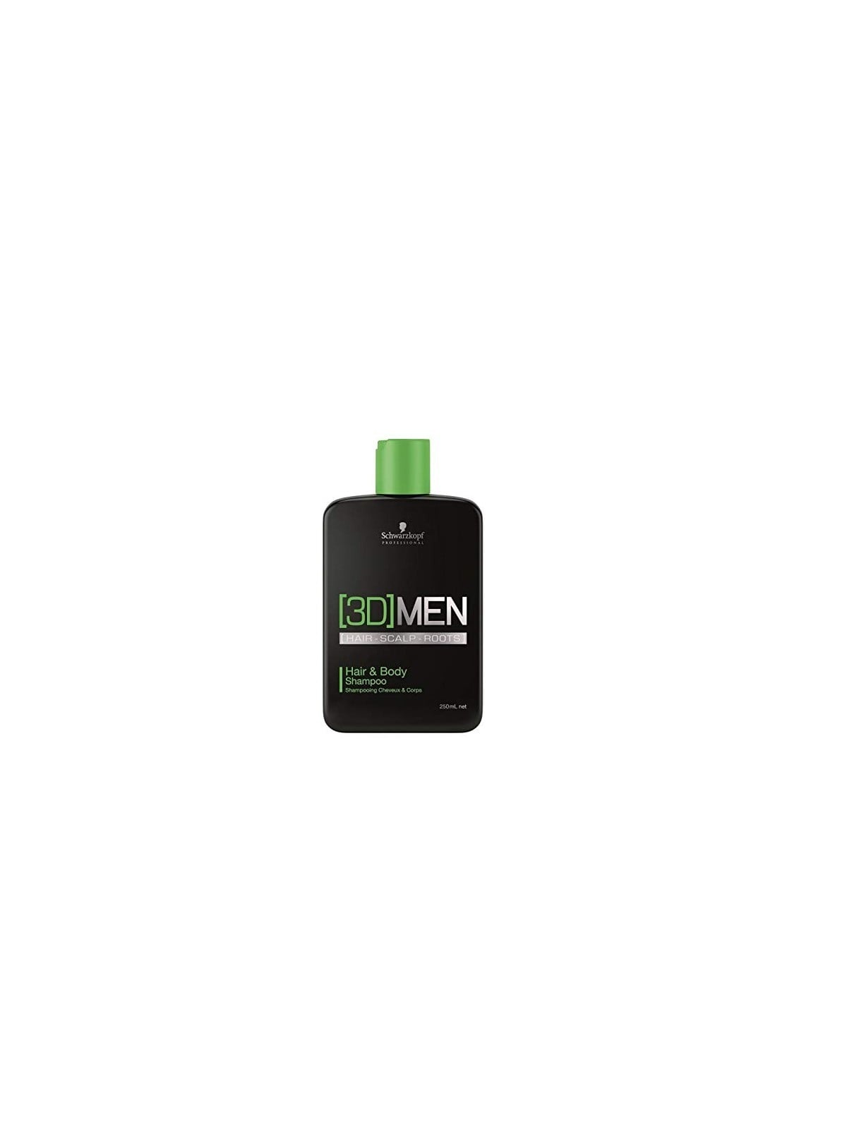 Schwarzkopf Professional Shampoo 3D per capelli e corpo Shampoo e bagnoschiuma per uomo 250ml