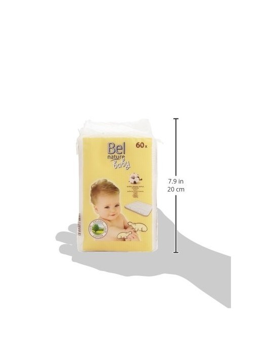 Maxi dischetti bebï¿½ï¿½ cotone organico Bel Nature ECOCERT