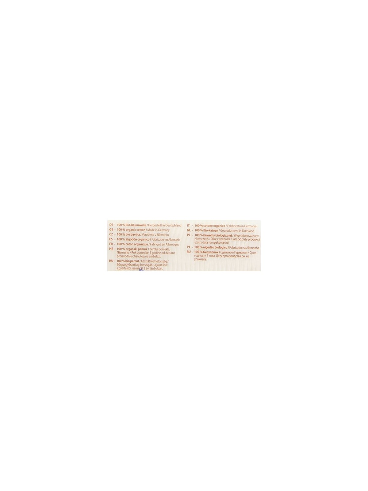 Maxi dischetti bebï¿½ï¿½ cotone organico Bel Nature ECOCERT
